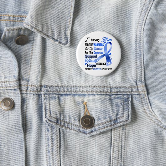 Myositis Awareness Month Ribbon Gifts Ronde Button 5,7 Cm (In situ)