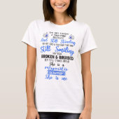 Myositis Awareness Ribbon Support Giften T-shirt (Voorkant)