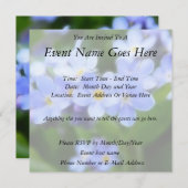 Myosotis sylvatica - Vergeet de opmerkingen Kaart (Voorkant / Achterkant)