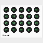 Myotone Dystrofie Ondersteuningsteam Ronde Sticker (Vel)