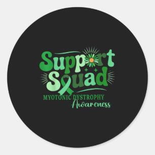 Myotone Dystrofie Ondersteuningsteam  Ronde Sticker
