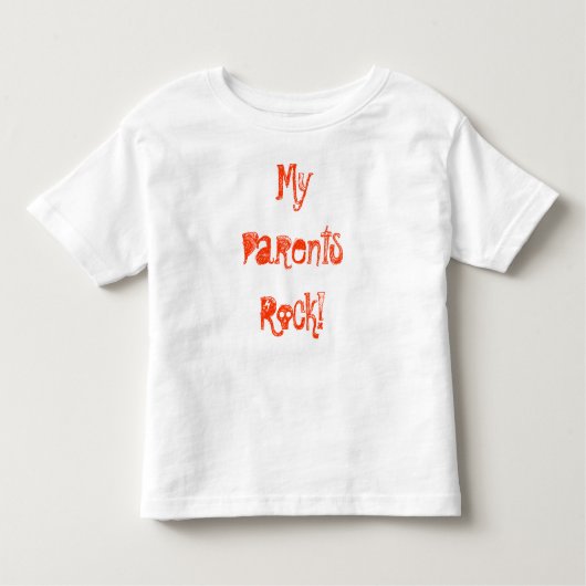 MyParentsRock! Kinder Shirts (Voorkant)