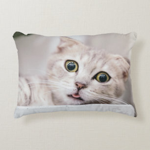 myPet Schattig Cat Closeup Accent Kussen