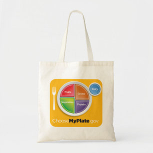 MyPlate Grocery Bag - Geel Tote Bag