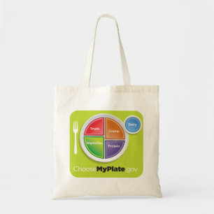 MyPlate Grocery Bag - Groen Tote Bag