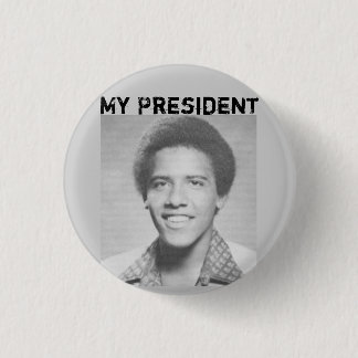 myprez, Mijn President - Gepersonaliseerd - Gepers Ronde Button 3,2 Cm