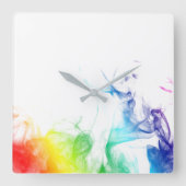 MyPride365 - "Rainboogrok" Acrylwandklok Vierkante Klok (Voorkant)