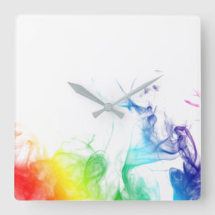 MyPride365 - "Rainboogrok" Acrylwandklok Vierkante Klok