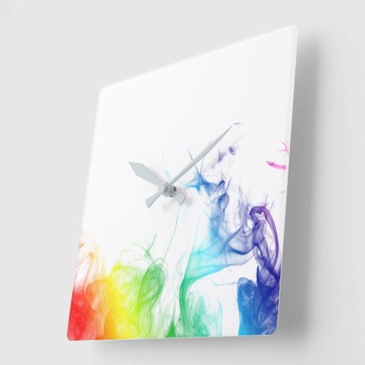 MyPride365 - "Rainboogrok" Acrylwandklok Vierkante Klok (Hoek)