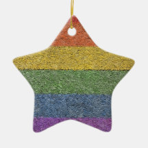 MyPride365 - "Rainbow Brick" Star Ornament
