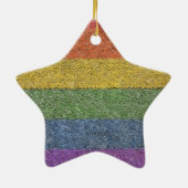 MyPride365 - "Rainbow Brick" Star Ornament (Achterkant)