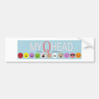 MyQHead Bumpersticker