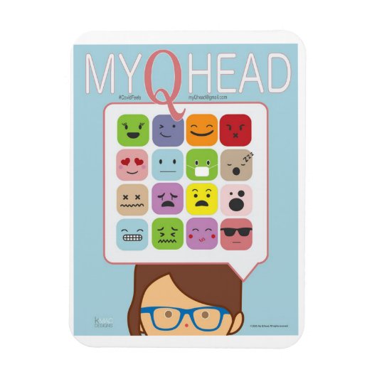 MyQHead Magnet Magneet (Verticaal)