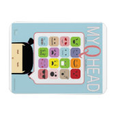 MyQHead Magnet Magneet (Horizontaal)