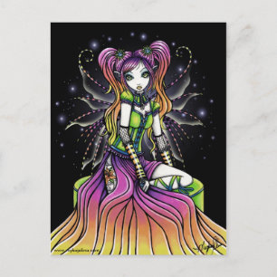 Myra Celestial Rainbow Fairy Art Briefkaart