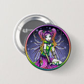 Myra Celestial Rainbow Fairy Button (Voorkant /achterkant)