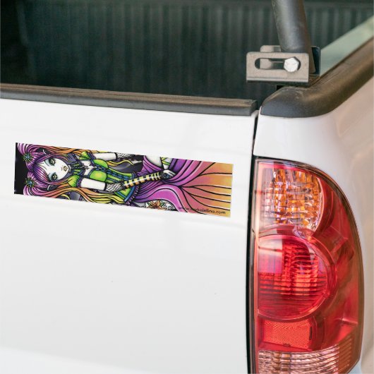Myra Gothic Celestial Rainbow Fairy Bumpersticker (Op Truck)