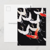 Myriad Flying Cranes -  Japanse kunst Briefkaart (Voorkant / Achterkant)