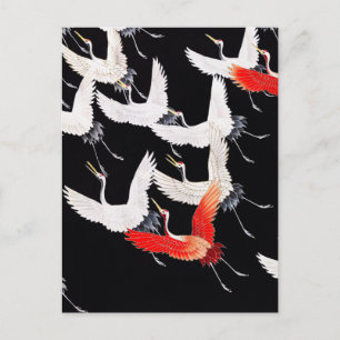 Myriad Flying Cranes - Japanse kunst Briefkaart