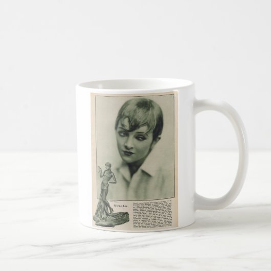 Myrna Loy 1925 Koffiemok (Rechts)