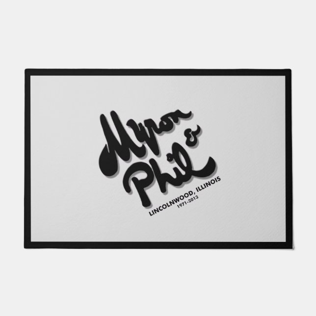 Myron and Phil's Steak House, Lincolnwood, IL Door Deurmat (Voorkant)