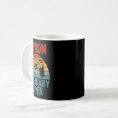 Myron cadeau naam gepersonaliseerd grappig gamen g koffiemok (Voorkant links)