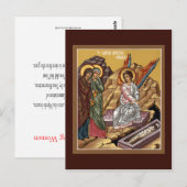 Myrrhalling Women Prayer Card Briefkaart (Voorkant / Achterkant)