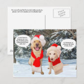 Myrtie en Mozes met kerst Feestdagenkaart (Voorkant / Achterkant)
