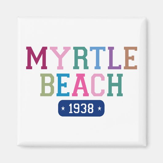 Myrtle Beach 1938 Magneet (Voorkant)