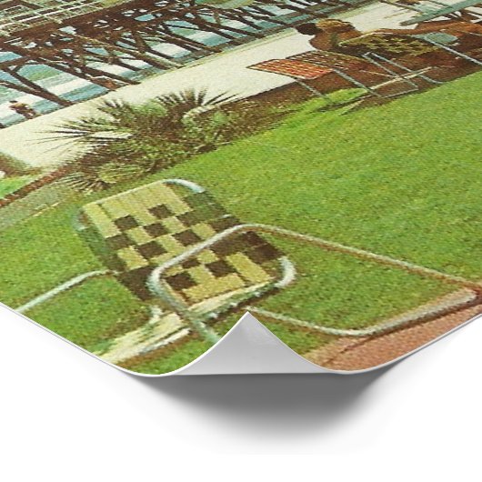 Myrtle Beach 1960, SC briefkaart Poster (Hoek)