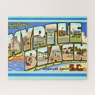 Myrtle Beach Ansichtkaart 16x20 Puzzel