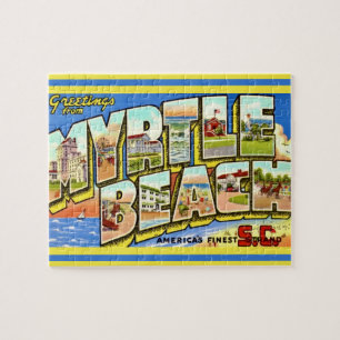 Myrtle Beach ansichtkaart 8x10 Legpuzzel