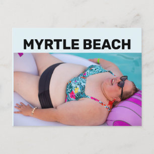 MYRTLE BEACH BIG BATHING BEAUTY Briefkaarten