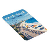 Myrtle Beach Boardwalk USA Magneet (Rechterzijde)