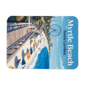 Myrtle Beach Boardwalk USA Magneet (Horizontaal)