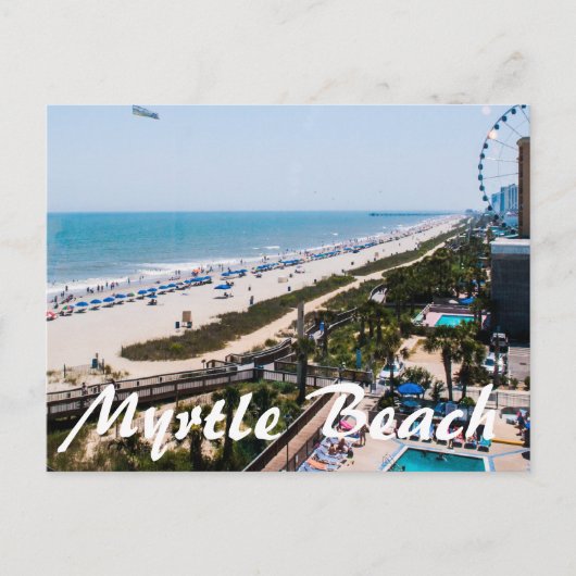 Myrtle Beach Briefkaart (Voorkant)