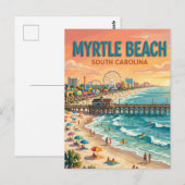 Myrtle Beach Briefkaart (Voorkant / Achterkant)