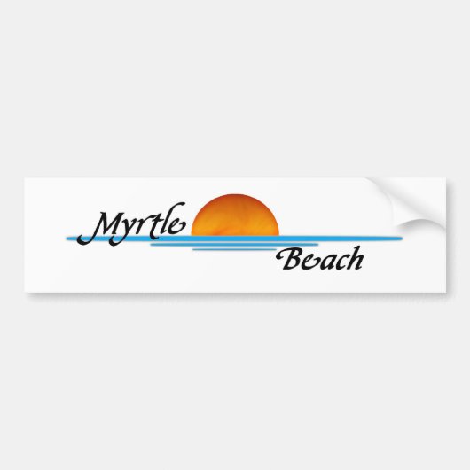 Myrtle Beach Bumpersticker (Voorkant)