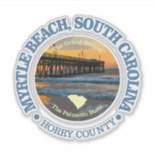 Myrtle Beach (C) Sticker (Voorkant)