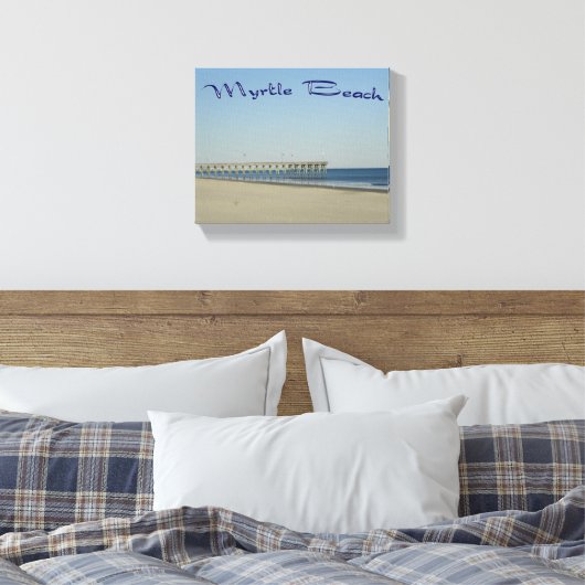 Myrtle Beach Canvas Afdruk (Insitu (Slaapkamer))