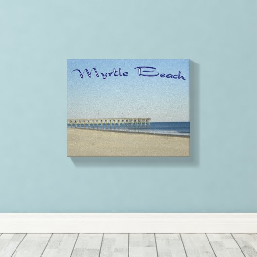 Myrtle Beach Canvas Afdruk (Insitu (Houten vloer))