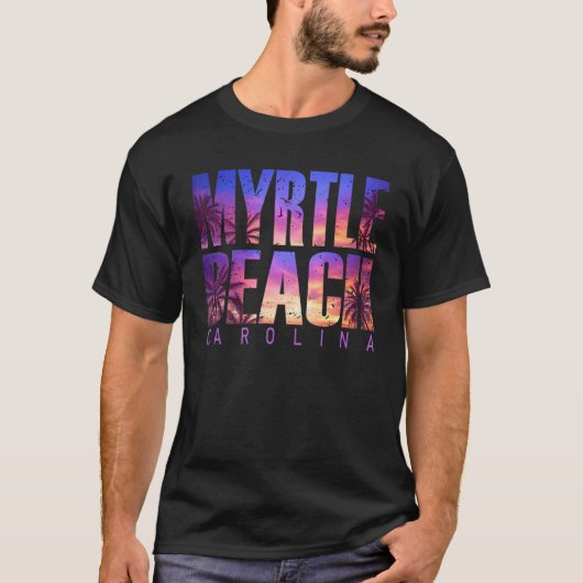 Myrtle Beach Carolina Summer Vacation Matching Fam T-shirt (Voorkant)