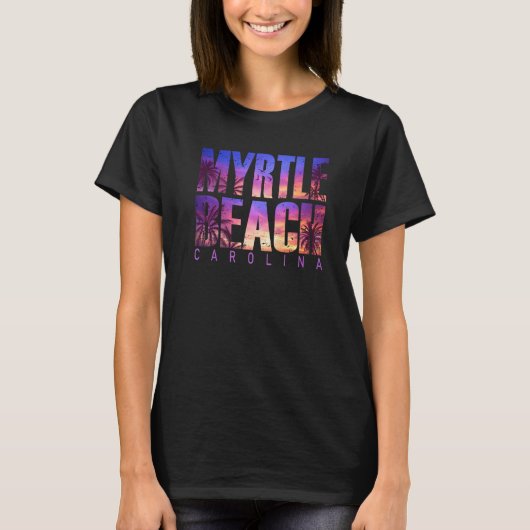 Myrtle Beach Carolina Summer Vacation Matching Fam T-shirt (Voorkant)