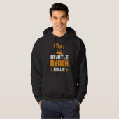 Myrtle Beach Chillin South Carolina Pride Palm Tre Hoodie (Voorkant volledig)