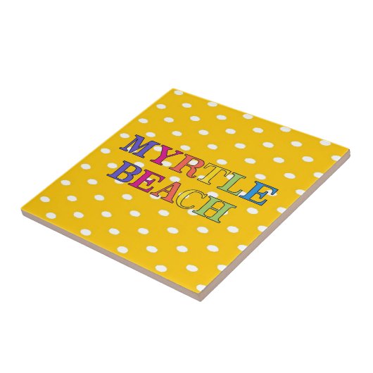 Myrtle Beach Colors Tegeltje (Zijkant)