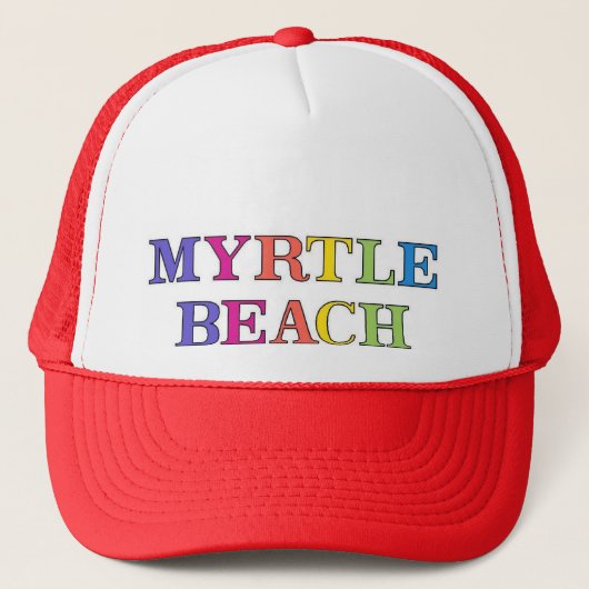 Myrtle Beach Colors Trucker Pet (Voorkant)