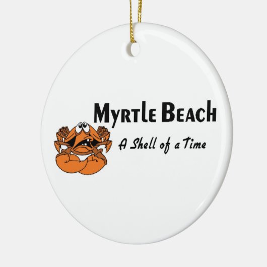 Myrtle Beach Crab Keramisch Ornament (Links)