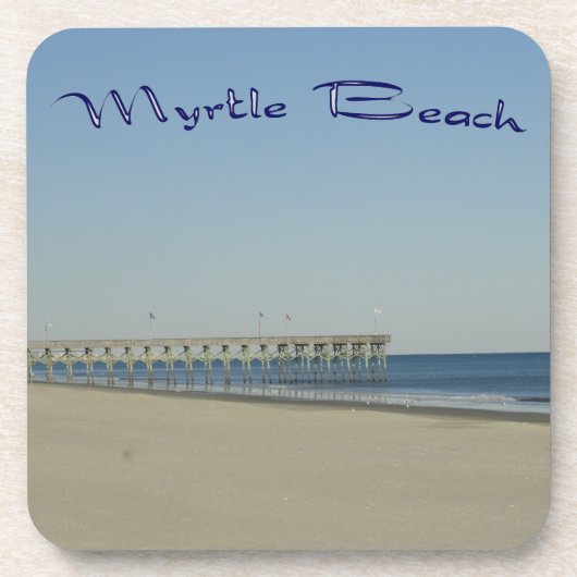 Myrtle Beach Drankjes Onderzetter (Voorkant)