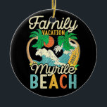 Myrtle Beach Family Vacation 2023 Matching Retro C Keramisch Ornament<br><div class="desc">Myrtle Beach Family Vacation 2023 Matching Retro Cousin</div>