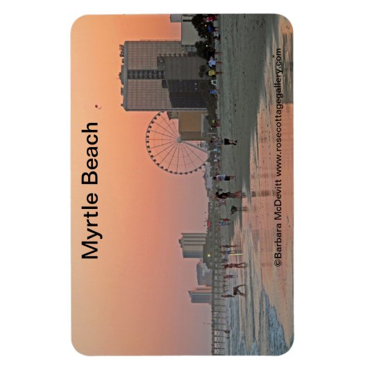 Myrtle Beach Flexi Magnet Magneet (Verticaal)